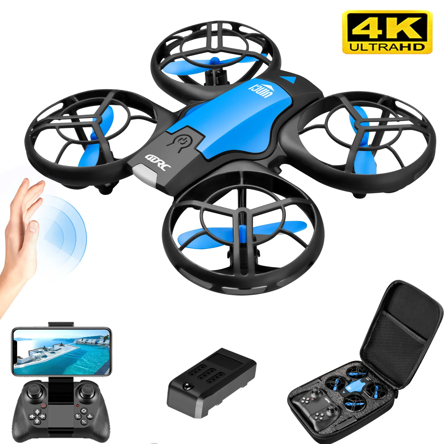 Новый мини-дрон V8 с камерой 4 – обзор и цена Rc Helicopter Case