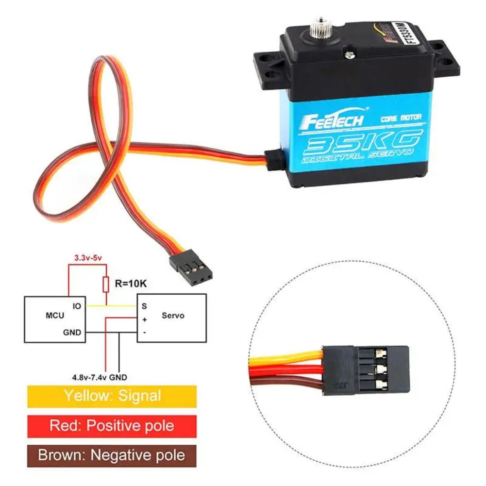 Цифровой сервопривод FEETECH F – обзор и цена Rc Helicopter Servo